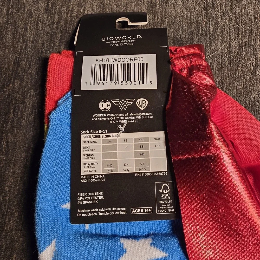 SOCK CULTURE bioworld dc